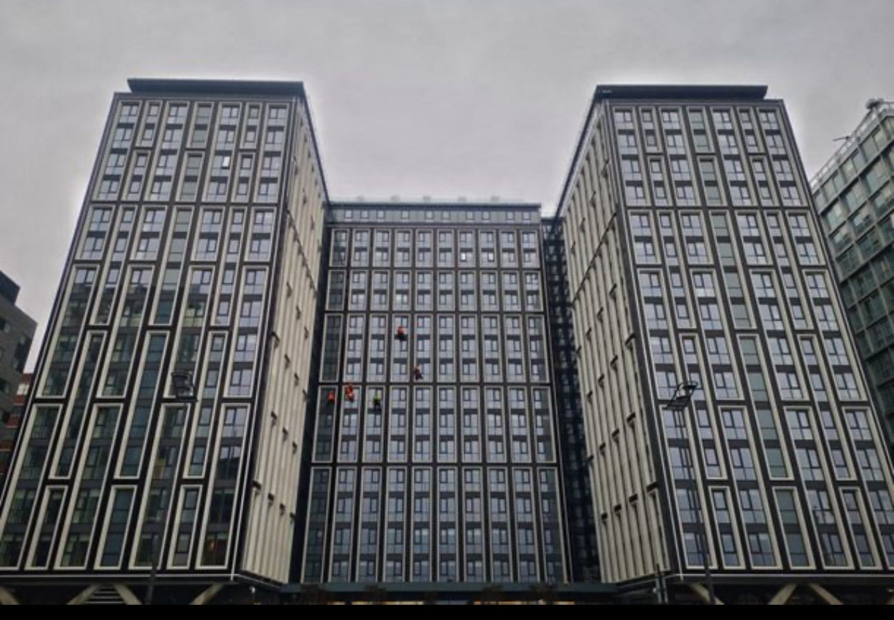 Commercial façade inspection by Asset Access Solutions