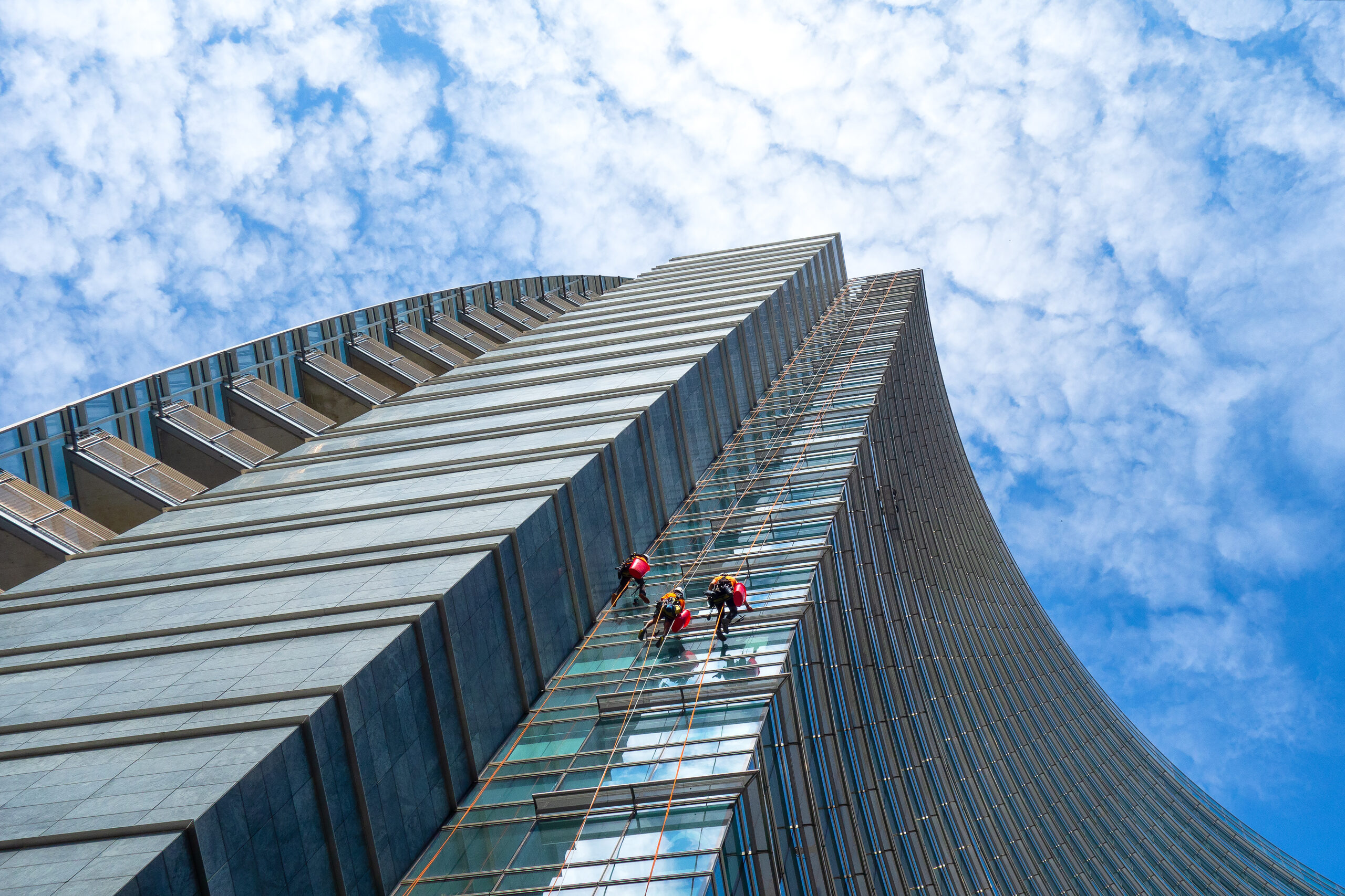 High-level window cleaning by Asset Access Solutions